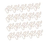 Angoily 25pcs Animal Shaped Paper Clips Creative Rose Gold Bookmark Clips for Office School Stylish Memo Clamps for Organizing Decorating for Students Co Workers