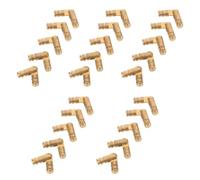 Angoily 25pcs Brass Barrel Hinges for Jewelry Box Concealed Small Round Cylinder Hinges 4x20mm Hidden Hardware for Wooden Cabinets and Craft Boxes