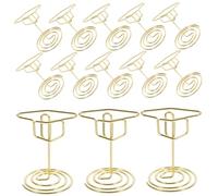 Angoily 25pcs Graduation Cap Place Card Holders Elegant Photo Display Clips for Congrats Luxurious Gold Finish Secure Grip for Table Centerpieces and Menu Stands