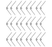Angoily 25pcs Stainless Steel V-Shaped Small Torsion Springs Pruner Spring Replacement Kit for Garden Shears DIY Woodworking and Pruning Tools Maintenance