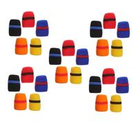 Angoily 25pcs Thickened Mic Covers Sponge Handheld Microphone Protective Covers Mic Accessories for Recording Studio Live Performance Home Studio