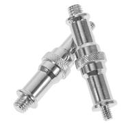 Angoily 2pcs 1/4 to 3/8 Inch Threaded Screw Adapter for Light Stand and Flash Light Photography Accessories