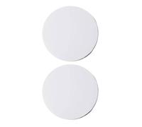 Angoily 2pcs 30cm Diameter Round Cotton Canvas Boards with Internal Wood Frame for Painting, Stretched Blank Canvas Panels Suitable for Artists and DIY Art Projects