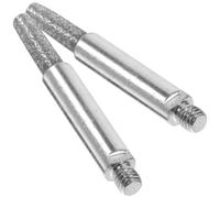 Angoily 2Pcs 4.8Mm Chainsaw Sharpening Stones Burr Grinding Stones Kit Diamond Chainsaw Grinding Bits Accessories Suitable