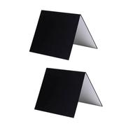 Angoily 2Pcs A4 Photography Light Reflector Cardboard, Foldable Photo Reflective Board with Light Diffuser, Portable Camera Lighting Reflector for Studio and Outdoor Use