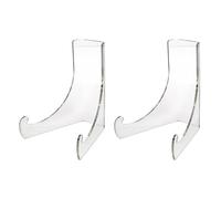 Angoily 2PCS Acrylic Easel Stands, Clear Acrylic Display Easels, Multi-Functional Book Stands for Displaying Artworks, Books,Notebooks and Other Small Items