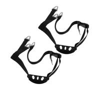 Angoily 2pcs Adjustable Elastic Hard Hat Chin Strap with Quick-release Buckle Y-style Pressure-distributing Helmet Strap for Construction Workers Wear-resistant Safety Accessory