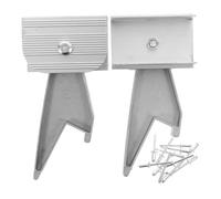 Angoily 2pcs Aluminum Alloy Ladder Stabilizer Parts for Telescopic Folding Step Ladders Lightweight Durable and Secure Replacement Accessories for Enhanced Stability and Safety