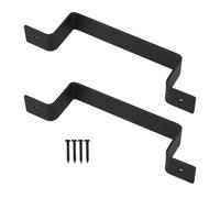 Angoily 2pcs Antique Barn Door Pull Handles Vintage Heavy Duty Sliding Handles for Wooden Gate Closet Drawer Cabinet Garage Shed Hardware