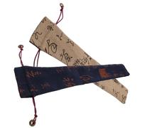 Angoily 2pcs Antique Style Folding Fan Organizer Small Hand Fan Storage Bags Durable Linen Portable Lightweight Gift Wrapping for Weddings Birthday Christmas