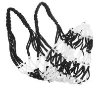 Angoily 2pcs Basketball Storage Bag Mesh Storage Bag with Large Capacity Fine Workmanship Convenient Design for Sports Balls at The Beach and Tournaments