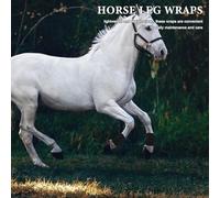 Angoily 2pcs Black Horse Boots Protective Fly Leg Wraps Horse Leggings Covers for Equestrian Care and Riding