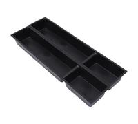 Angoily 2pcs Black Plastic Poultry Feeding Troughs with Drainage Drawer Base for Chicken Cages, Anti-spatter Water and Food Containers Suitable for Farm and Backyard Use