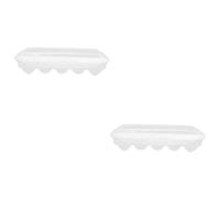 Angoily 2pcs Box Chick Egg Holder Reusable Egg Storage Fridge Organiser Easy to Move Compact Design