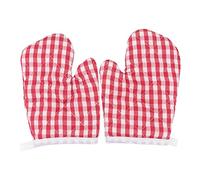Angoily 2pcs Boy Girl Heat Resistant Microwave Oven Gloves Flexible Anti-scald Mitts for Kitchen Baking Comfortable Grip for Toddlers Cooking and Food Prep