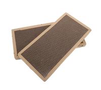 Angoily 2pcs Cat Scratching Mat Square Sisal Pads for Furniture Protection Indoor Couch Claws Scratcher Portable Flat Board for Sofa Carpet and Corner Scratch Prevention