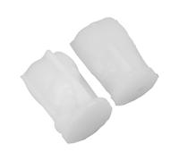 Angoily 2pcs Christmas Snowman Silicone Candle Molds Snowflake Fondant Resin Casting Moulds for DIY Wax Soap Craft Decorations