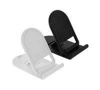 Angoily 2pcs Compact Phone Stand for Desk Multi-functional Phone Holder Folding Bracket for Smartphone Tablet Portable