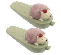 Angoily 2pcs Cute Animal Door Stopper PVC Cartoon Door Wedges Wall Protector for Indoor Use Safety Doorstop for Carpet Hardwood Tile Portable and Decorative for Home and Office
