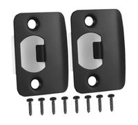 Angoily 2pcs Deadbolt Strike Plates for Door Metal Replacement with Buckle Case Screws Compatible with Traditional and Contemporary Locks Easy Installation Sleek Design for Home Office