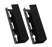Angoily 2pcs Desk Cord Management Multi-function under Desk Cable Organizer Large Capacity Power Strip Holder