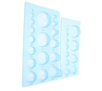 Angoily 2pcs DIY Clay Crafts Molds Half Ball Plastic Clay Making Tools for Modeling Use Half Sphere Design for Handmade Pottery Suitable for Adults and Creative Crafting