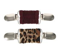 Angoily 2pcs Elastic Sweater Shawl Clips for Women, Fashion Brooch Set with Alloy and Polyester Material, Lightweight Modesty Pins with Stretch and Easy Removal, for Cardigan and Wrap