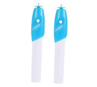 Angoily 2pcs Electric Quilling Pen Portable Paper Curling Tool DIY Craft Tool with Easy Control Button for Beginners and Quilling Enthusiasts