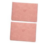 Angoily 2pcs Faux Leather Birth Certificate Holder Folding Cover Protector Organizer Sleeve for Safely Storing Birth Certificates and Other Important Documents