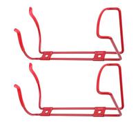 Angoily 2pcs Fire Extinguisher Wall Mount Brackets, Heavy Duty Iron Construction High Strength Steel, Wear Resistant Fire Extinguisher Holders Suitable for Vehicle and Retail Use