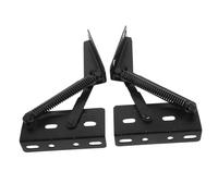 Angoily 2pcs Foldable Spring Hinges for Furniture Space Saving Sofa Storage Cabinet Door Brackets with High Load Capacity and Easy Installation Durable Support for Home Improvement