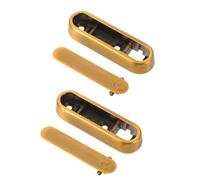 Angoily 2pcs Foldable Wall Hooks, Round Corner Metal Folding Coat Hooks in Antique Brass, Space-Saving Hideaway Hangers for Bathroom Towels, Bags, and Keys