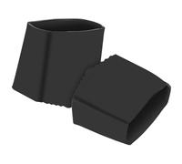 Angoily 2Pcs Folding Ladder Leg Covers Non Slip Feet Pads Step Ladder Foot Pads Ladder Replacement Foot Covers Accessories 2X4cm (Black)