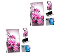 Angoily 2pcs Folding Phone Holder Phone Shell Compatible for Alcatel Protective Case for Cellphone Design for Everyday Use