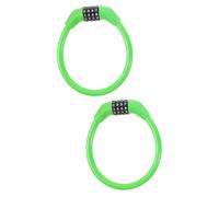 Angoily 2pcs French-Door Fridge Lock Boy Girl Safety Lock Round Window Cabinet for Kitchen Safety Random Color