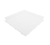 Angoily 2pcs Fuse Beads Boards PC Plastic Pegboards with High Temperature Resistance and Material Durability for DIY Craft Projects and Desk Organization, 104x104mm