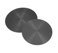 Angoily 2pcs Gas Stove Heat Diffuser Plates Aluminum Burner Covers 20cm 24cm Stove Top Heat Deflectors for Kitchen Cooking Accessories