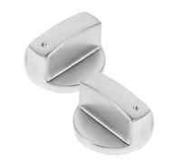 Angoily 2pcs Gas Stove Knob Covers Stove Knob Replacement for Range Oven Top Appliance for Diy Heat Settings