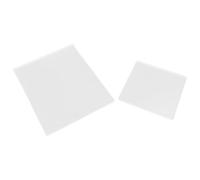 Angoily 2pcs Gel Printing Plates for Art Card Making and Scrapbooking, Reusable Gel Printmaking Boards with A4 and Square Shapes, 8mm Thick Pu Material for Outstanding Transfer Results