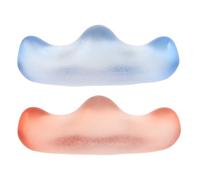 Angoily 2pcs Glass Calligraphy Brush Holder for Artistic Writing and Office Supplies, Compact and Stable Brush Support with Elegant Decorative Design, for Calligraphy and Painting Practice