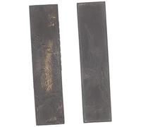 Angoily 2pcs Handmade Chinese Calligraphy Ink Stick for Writing and Painting Practice Ink Block with Smooth Flat Base Suitable for Beginners and Calligraphy Lovers Gift