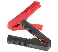 Angoily 2pcs Heavy-Duty Car Battery Charger Clamps with Copper Plating and Flexible Glue, Sturdy and Secure Grip for Emergency Power Supply, Compatible with Most Car Models and Battery
