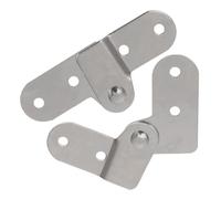 Angoily 2pcs Heavy Duty Folding Ladder Hinge Iron Step Ladder Parts Tie Rod Support for Attic and Household Replacement Accessories