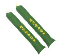 Angoily 2pcs Heavy-duty Thickened Canvas Sandbags for Flood Protection Barrier Reusable Water Blocking Sandbags for Home Garage Door Seal Easy Setup Water Barrier for Rain and Hurricane