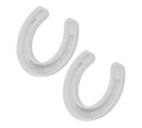 Angoily 2pcs Horseshoe Silicone Molds Flexible Epoxy Resin Casting Fondant Chocolate Candy Polymer Clay Cake Decoration Cupcake Toppers DIY Crafting