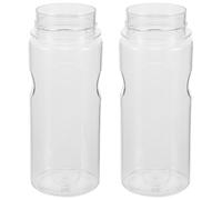 Angoily 2pcs Hydrogen Facial Machine Bottle Plastic Replacement for Home Use and Professional Use, 7.7x3x3in, Easy to Install and Clean with Broad Device Compatibility and Dependable