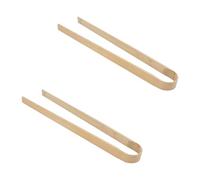 Angoily 2pcs Large Bamboo PET Pooper Clip for Dog Waste Cleaning | Comfortable to Hold, Quick Cleaning, Keeps Hand Clean, Multi-purpose Use for Leaves and Messes