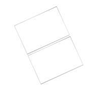 Angoily 2pcs Large Clear Acrylic Painting Palette Practical Watercolor Mixer for DIY Art Blank Pigment Tray for Easy Mixing for Artists Hobbyists
