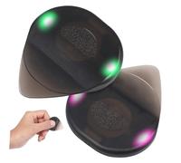 Angoily 2Pcs LED Light Up Guitar Picks Luminous Bass Picks for Electric Acoustic Guitars Easy to Use Eye Catching Novelty Picks for All Musicians