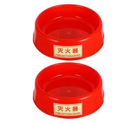 Angoily 2PCS Luminous Fire Extinguisher Base Organizer - 5-8kg Extinguisher Stand Support for Safety Equipment - Bracket for Public and Outdoor Places